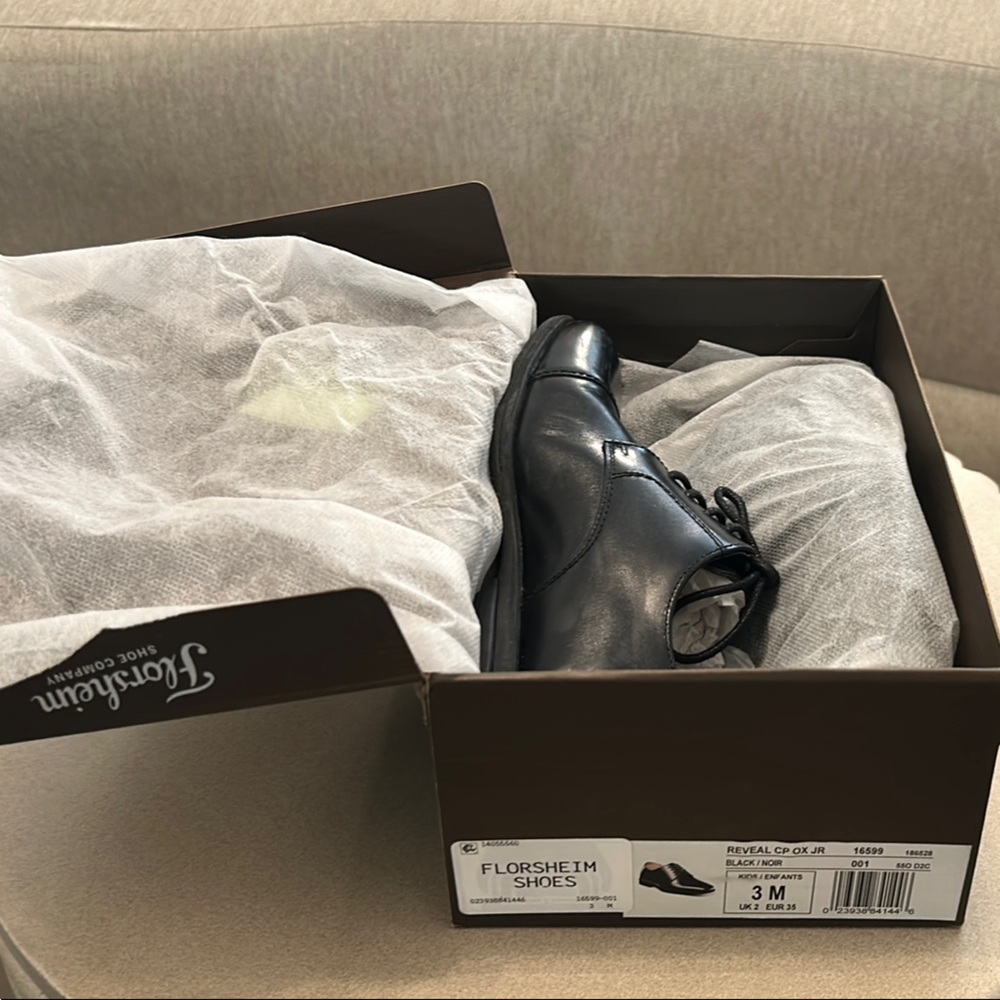 Florsheim Classic Black Leather Dress Shoes